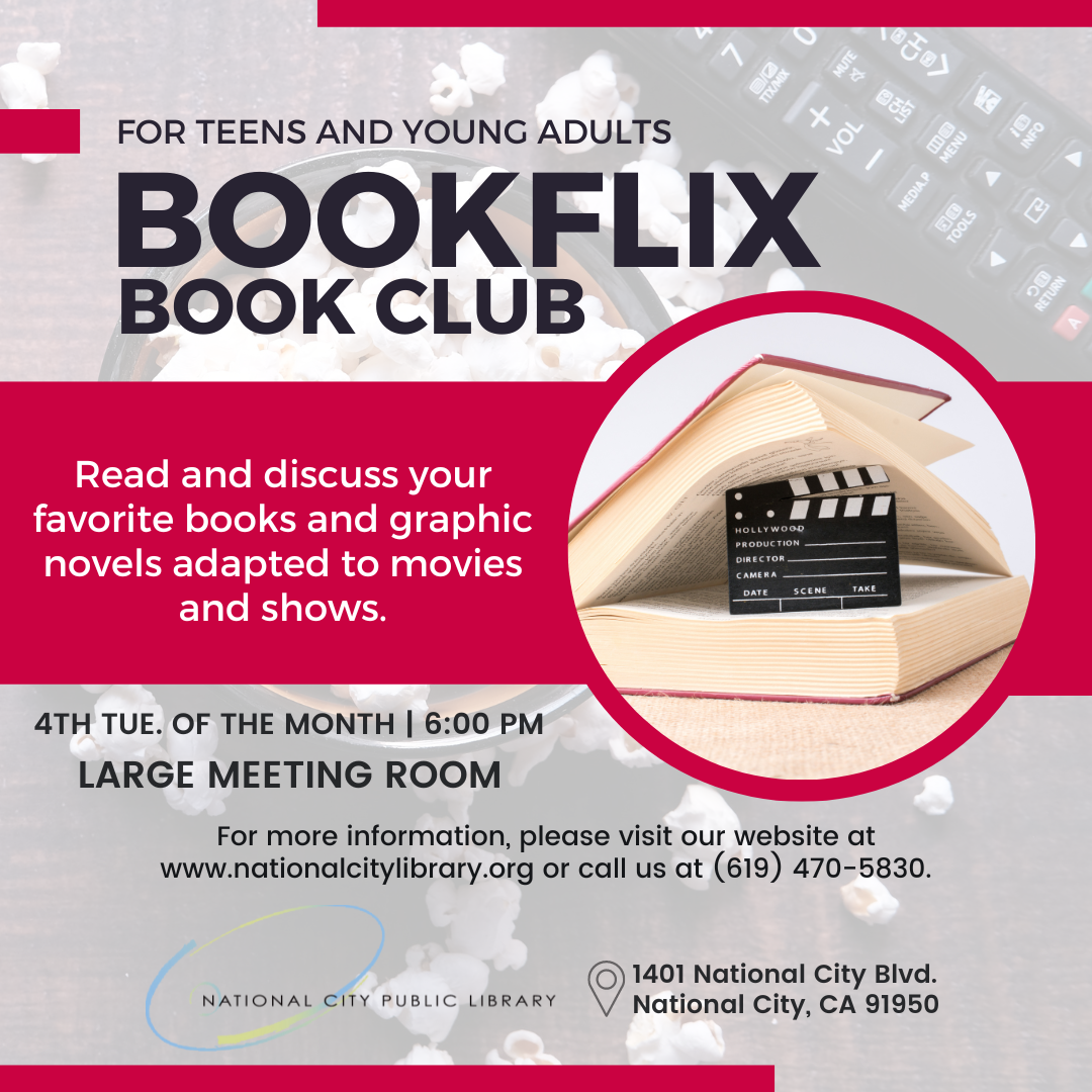 Bookflix Book Club Flyer