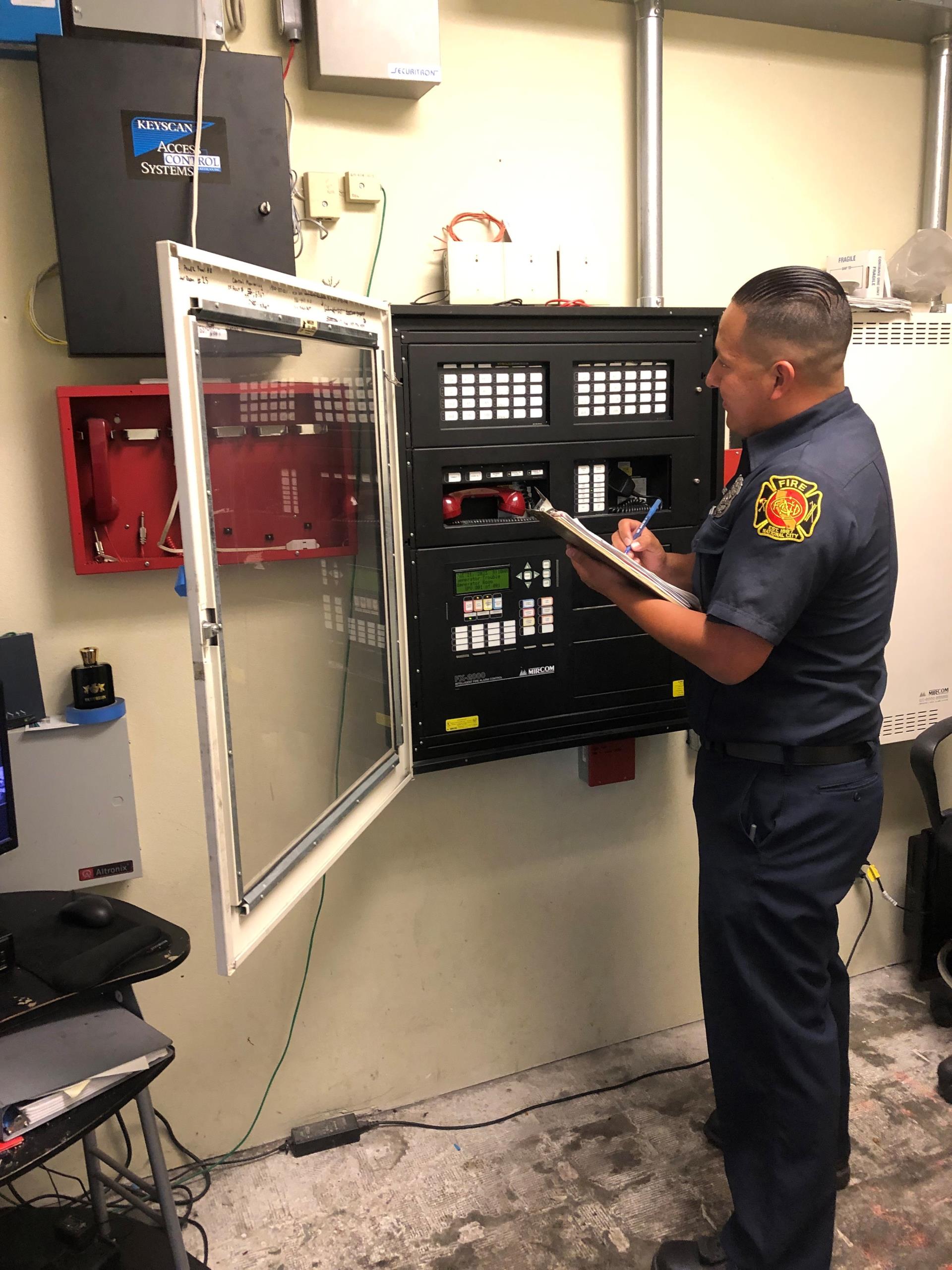 Inspection panel