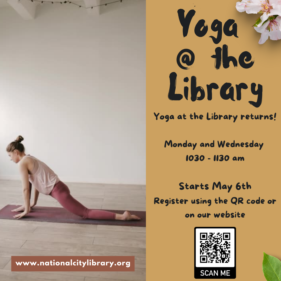 Flyer For Yoga @ The Library