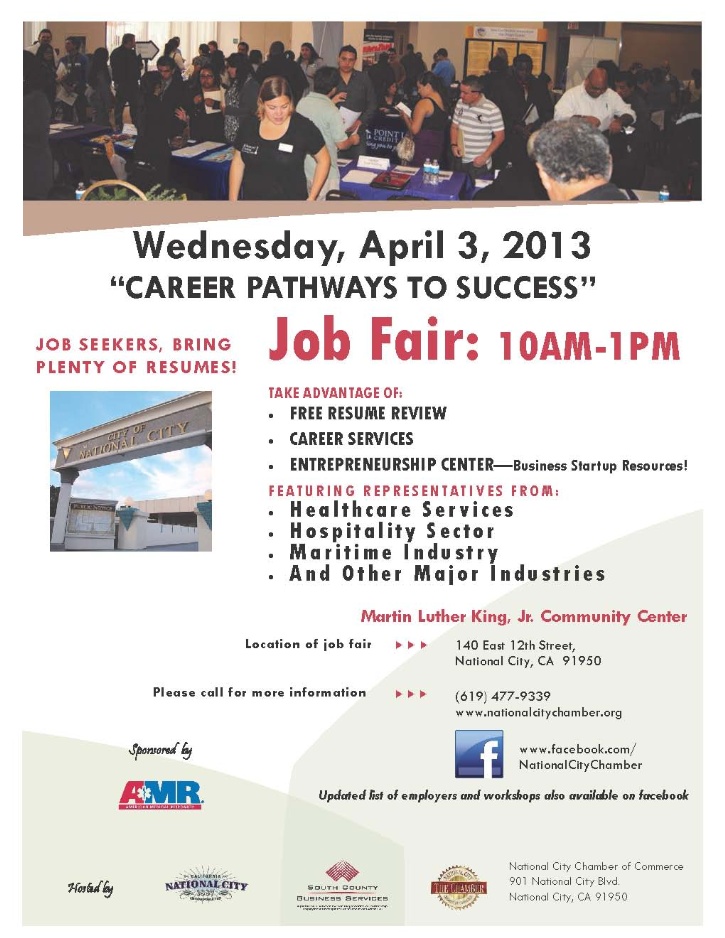 Job Fair Flyer 3-6-13