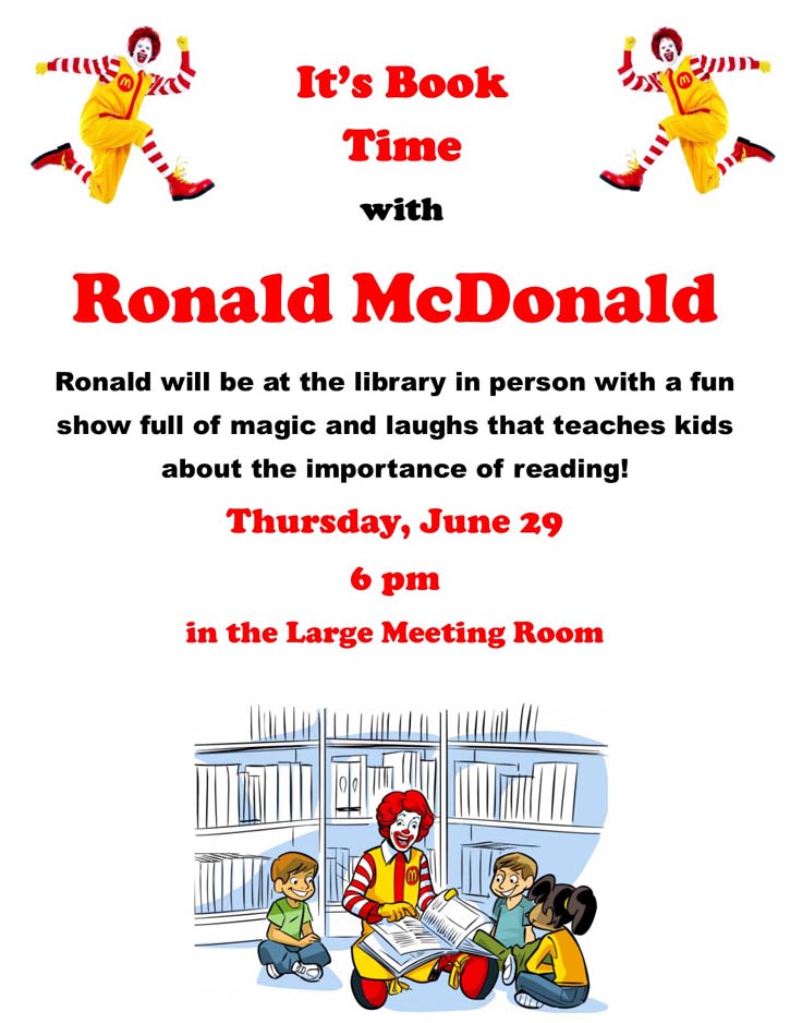 Ronald McDonald show 6-29-17web