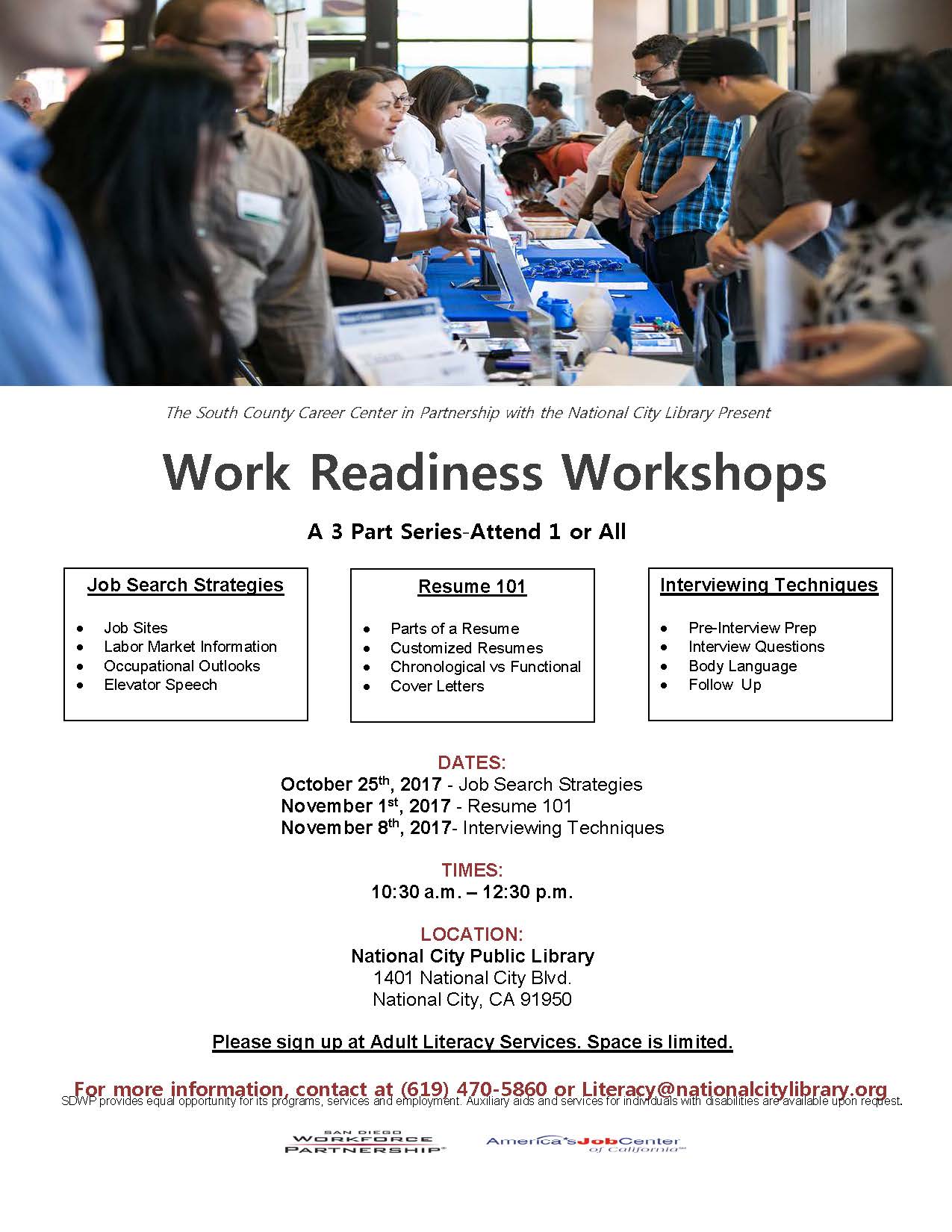 Work Readiness Flyer Fall 2017