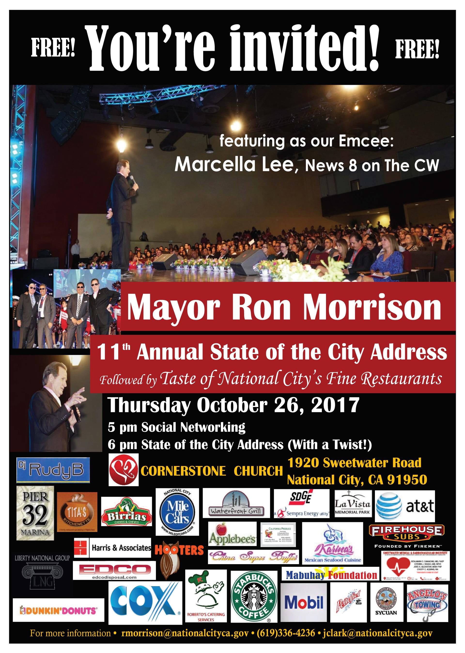 State of City Invitation