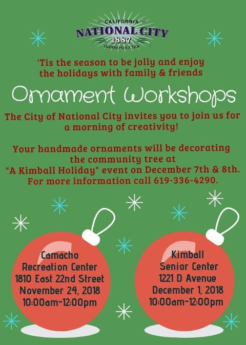 Ornament Decoration Workshop