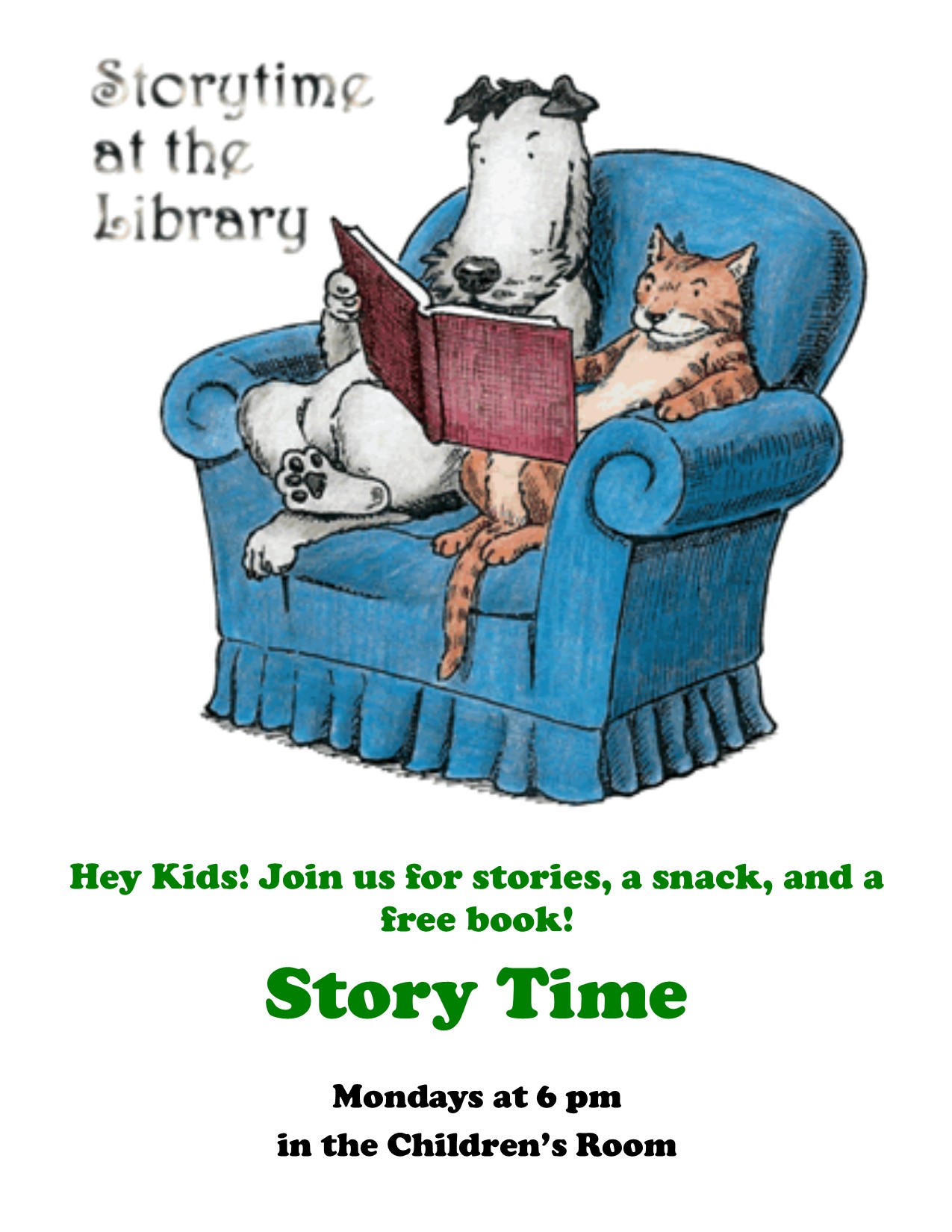 Story Time flyer