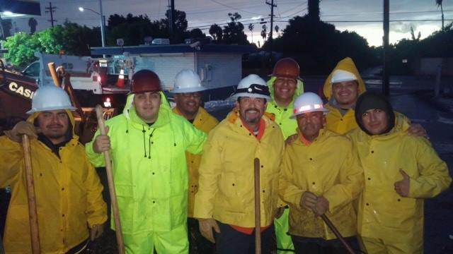 PW crews during rain storm