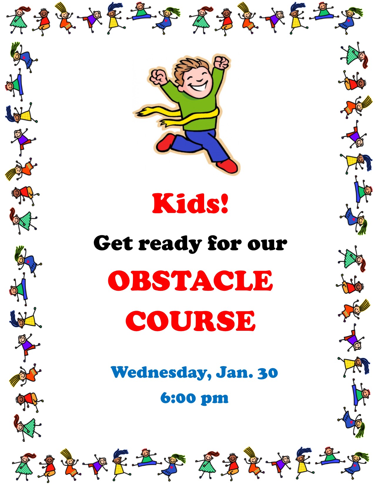 Obstacle Course New Flyer