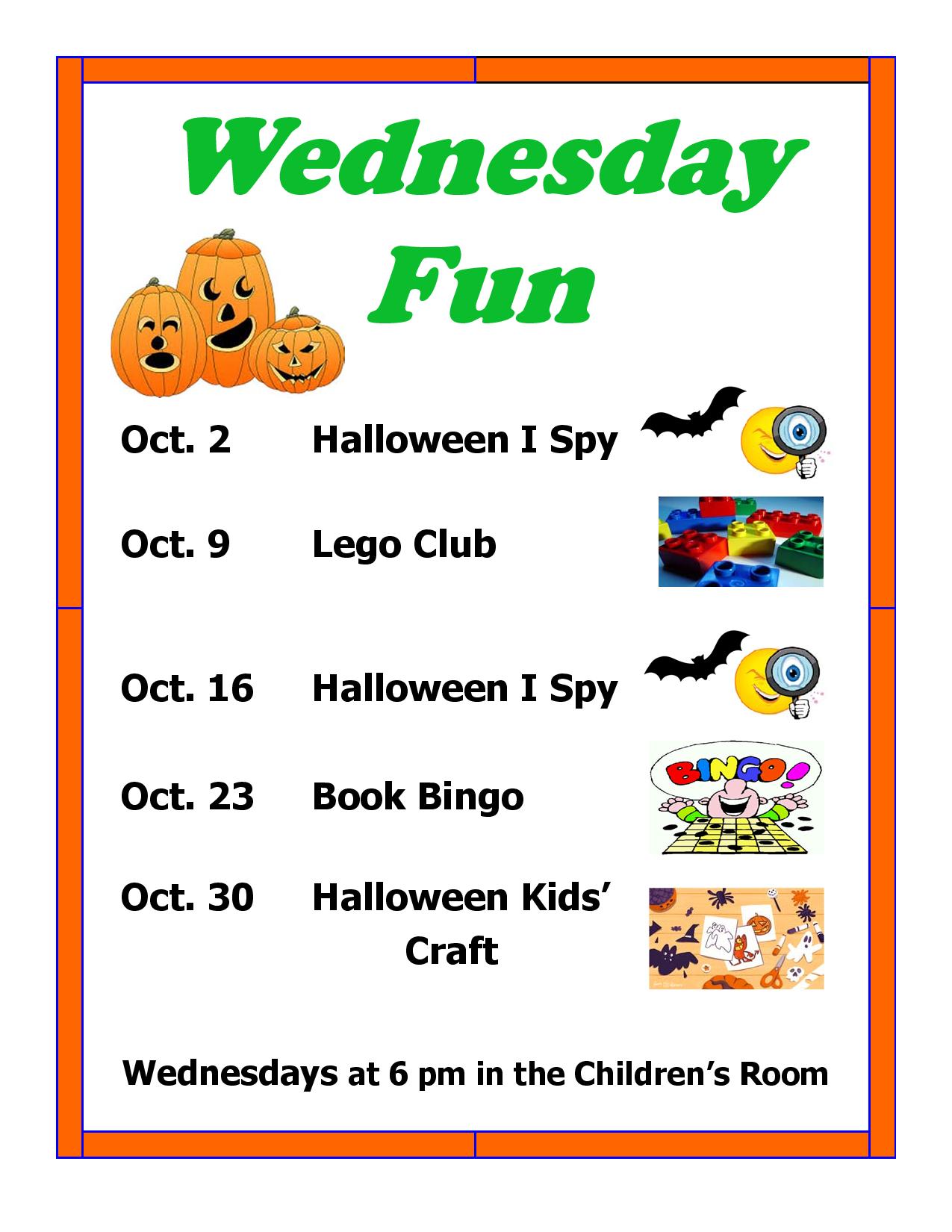 Wednesday Children Activities