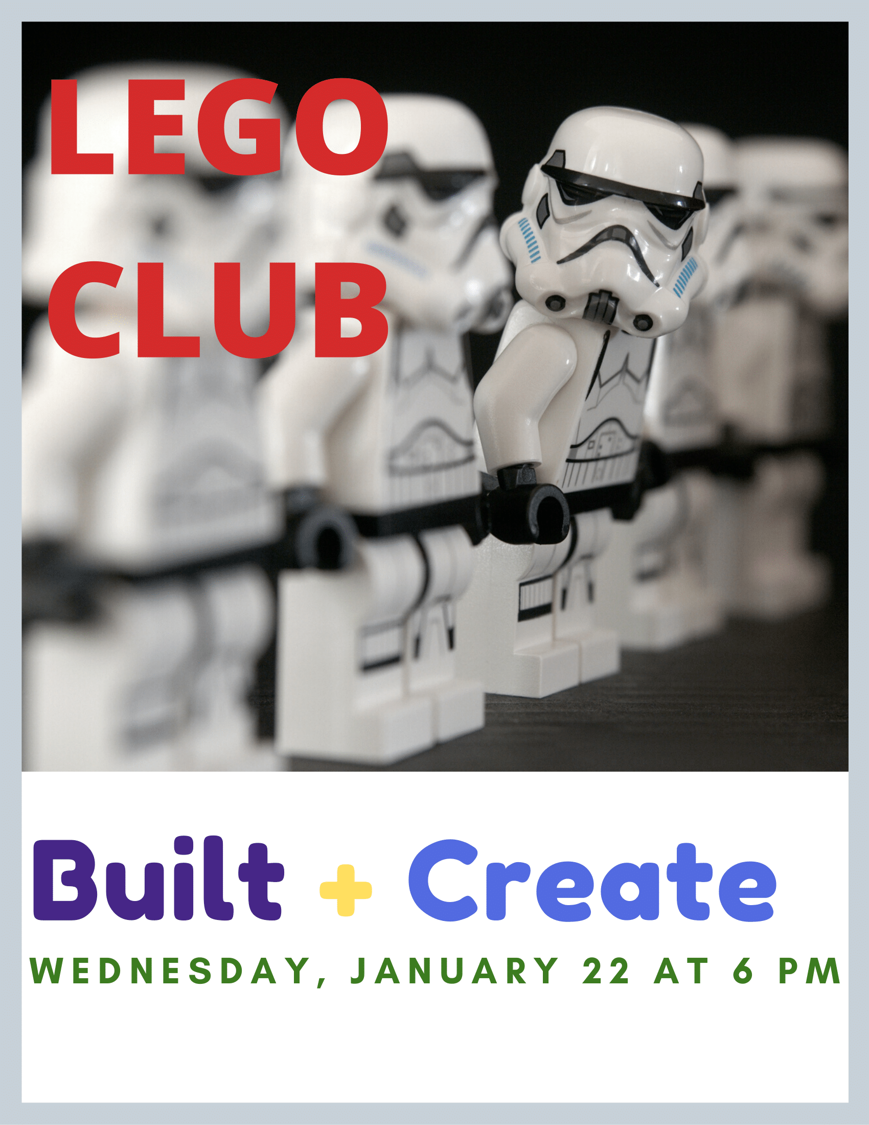 Lego Club Jan 22nd