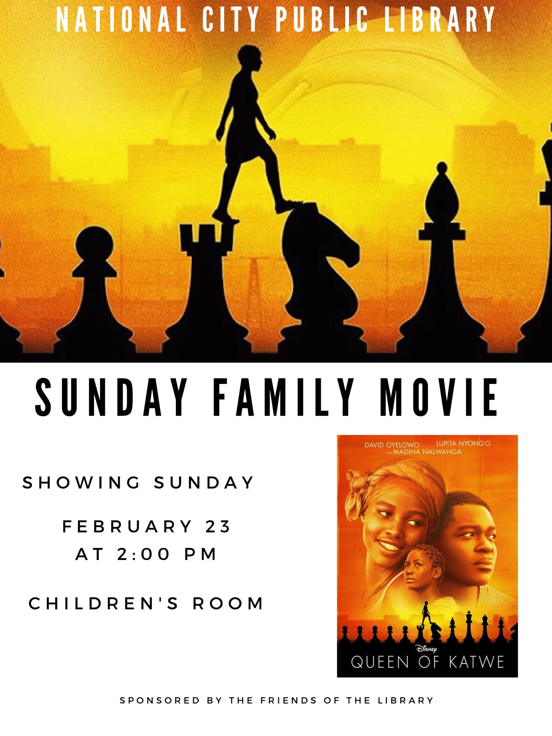 Feb 23 - Queen of Katwe