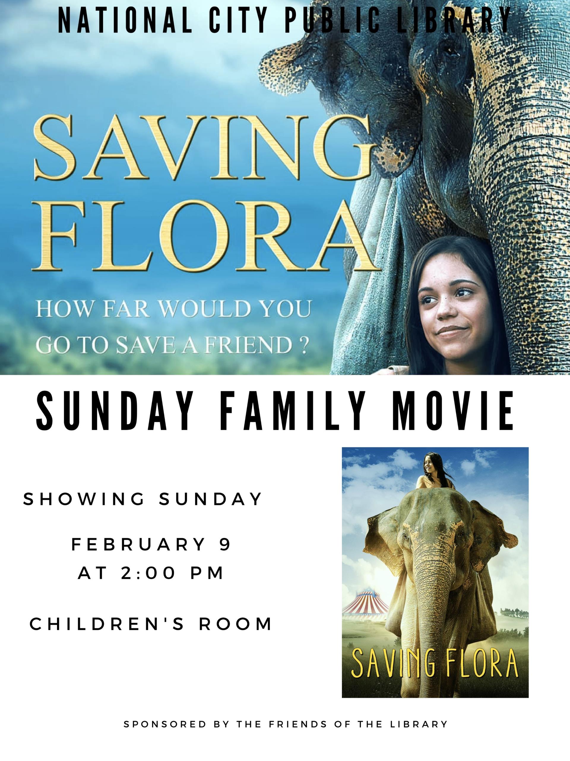 Feb 9 - Saving Flora