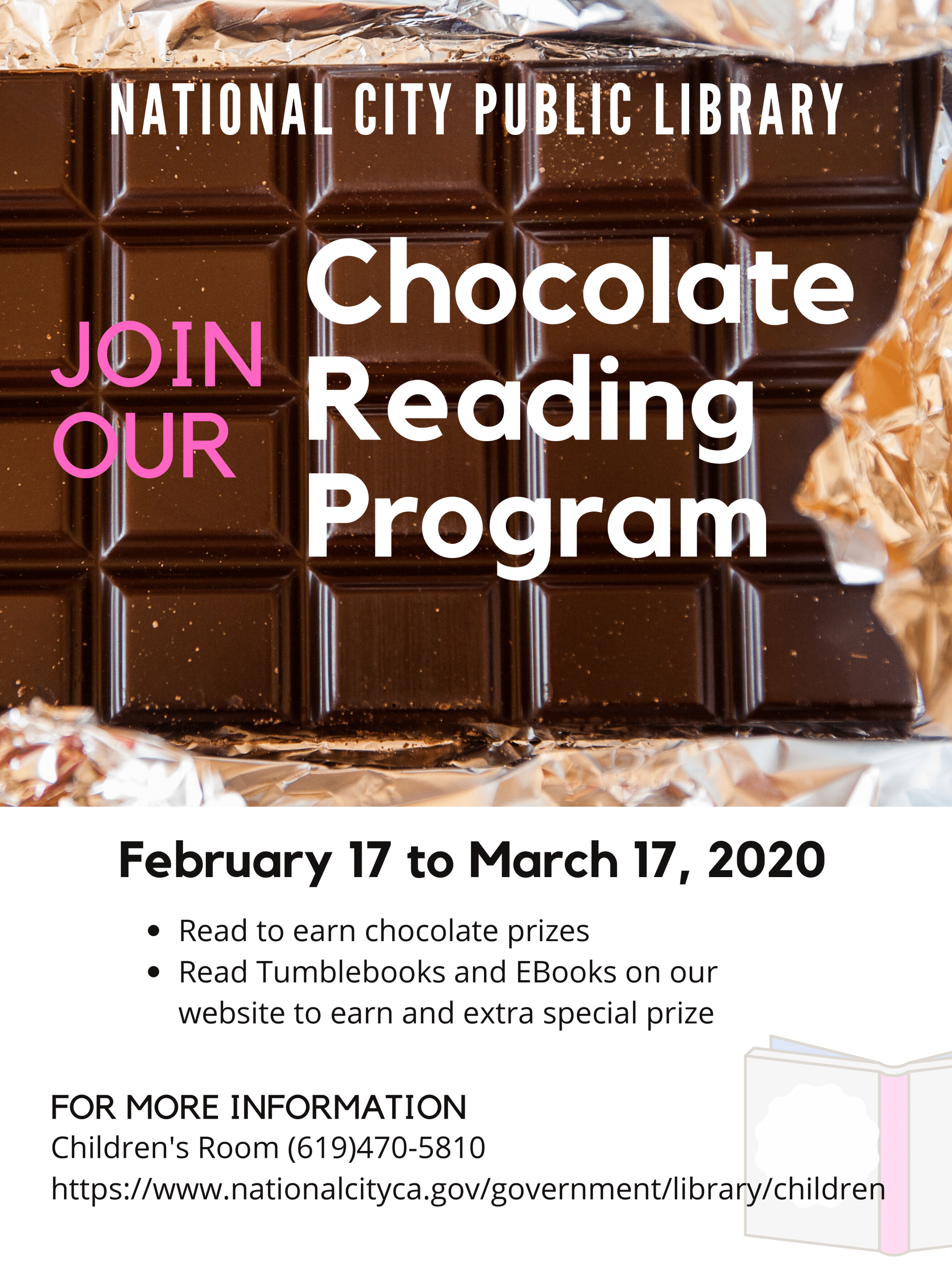 Chocolate Reading Program 2020 English