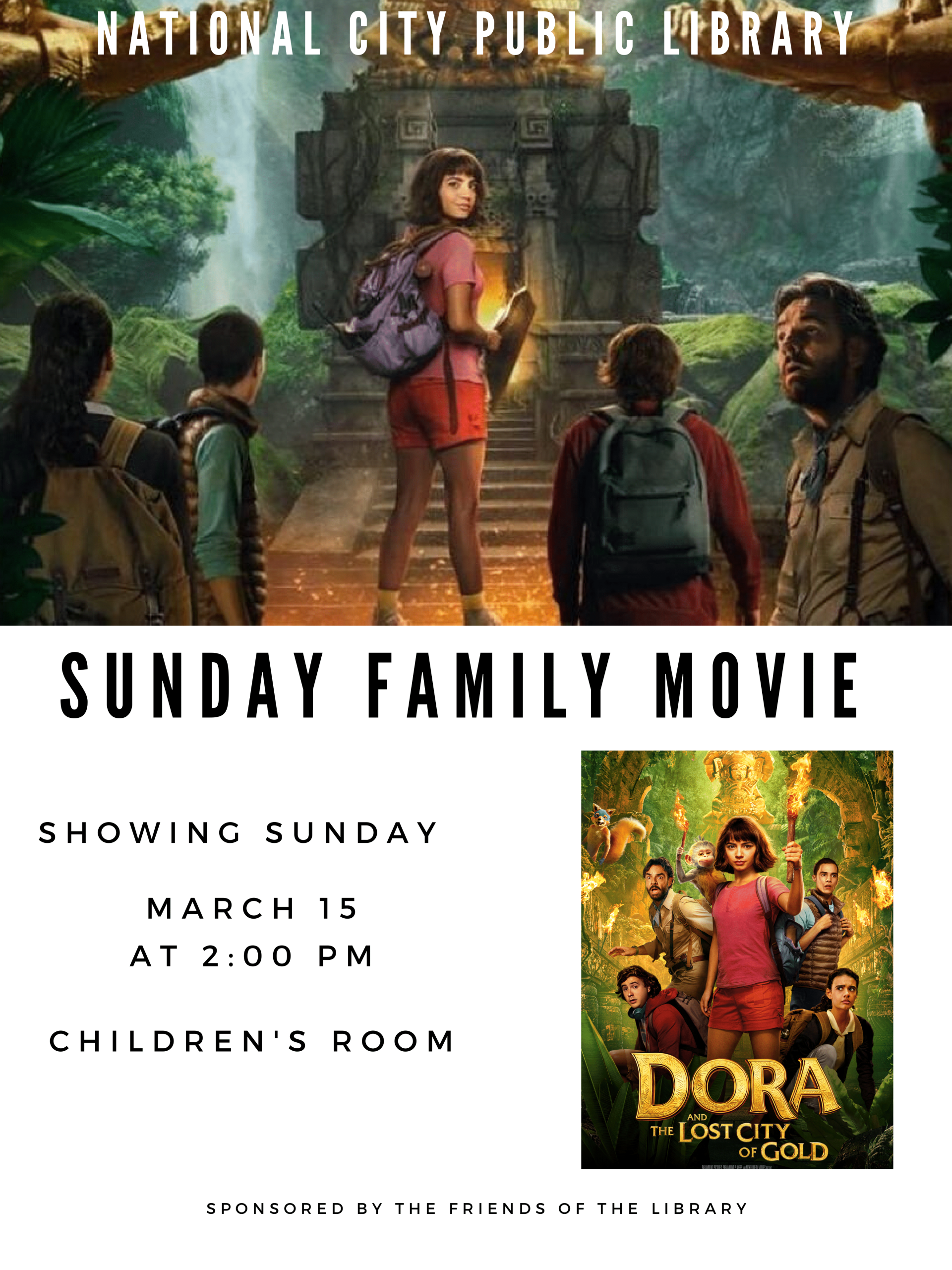 Dora and the Lost City of Gold March 15